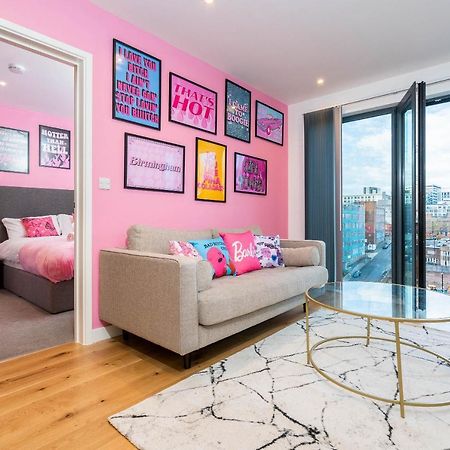 Maevela Apartments ☆ Pink Luxury Apartment With Balcony - Birmingham City Centre - 5 Min Walk From Bullring, Cube, Mailbox, New Street Station - Free Netflix & Wifi Ngoại thất bức ảnh
